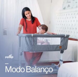 Berço Portatil Moises Balanço Mosquiteiro Infantil