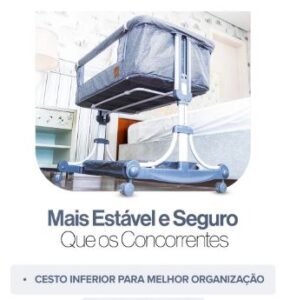 Berço Portatil Moises Balanço Mosquiteiro Infantil