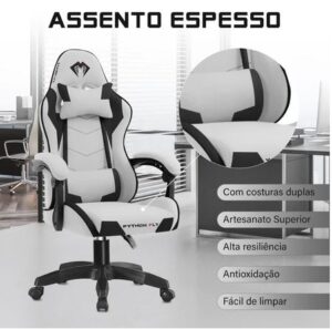Cadeira Gamer Profissional Ergonômica 150kg Reclinável