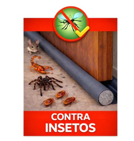 Kit 10 Veda Porta Atacado Anti Inseto Poeira Vento
