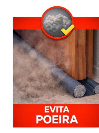 Kit 10 Veda Porta Atacado Anti Inseto Poeira Vento