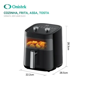 Fritadeira Elétrica Air Fryer 3L Sem Óleo